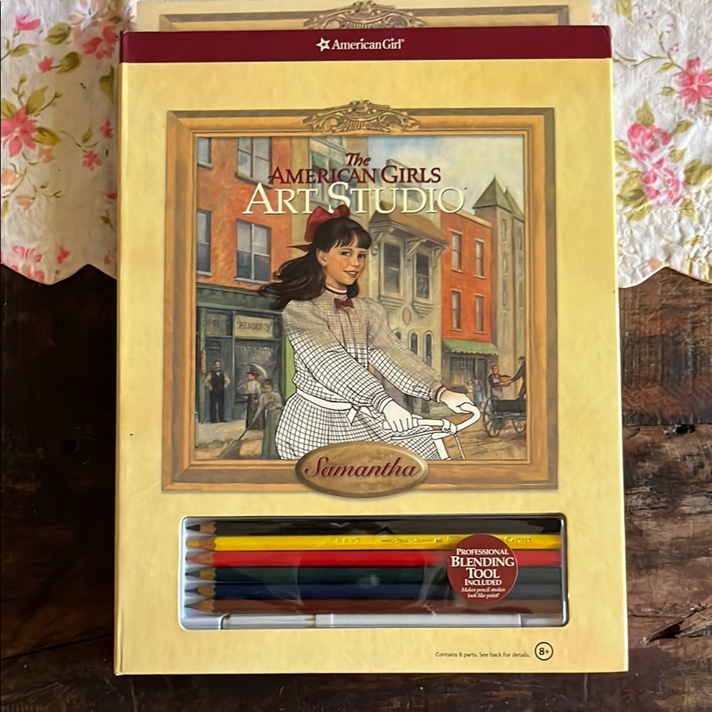 American Girl Art Studio Samantha Set with Colored Pencils